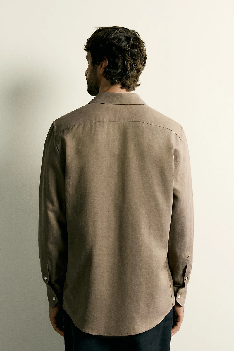 LINEN - LYOCELL REGULAR FIT SHIRT