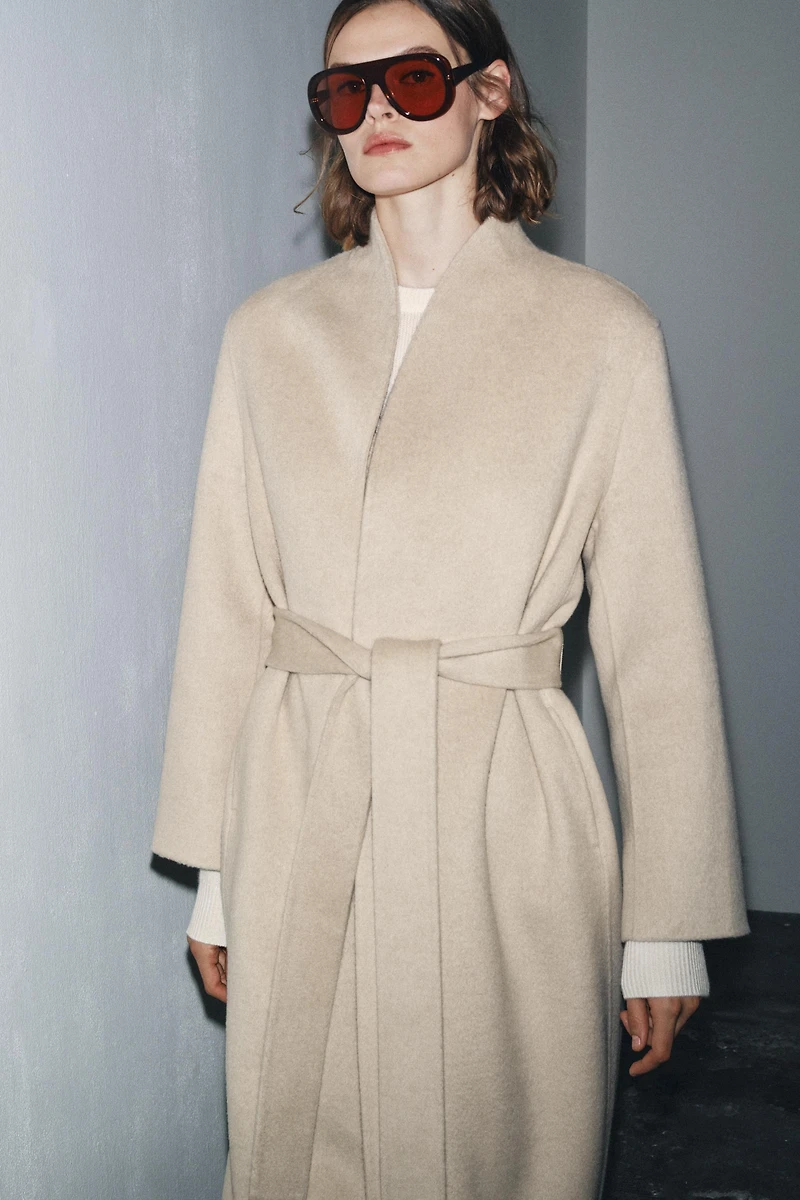MANTEAU MINIMAL MÉLANGE LAINE ZW COLLECTION ÉDITION LIMITÉE