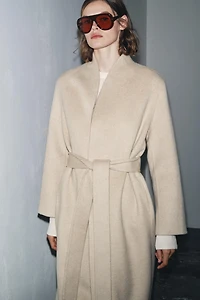 MANTEAU MINIMAL MÉLANGE LAINE ZW COLLECTION ÉDITION LIMITÉE