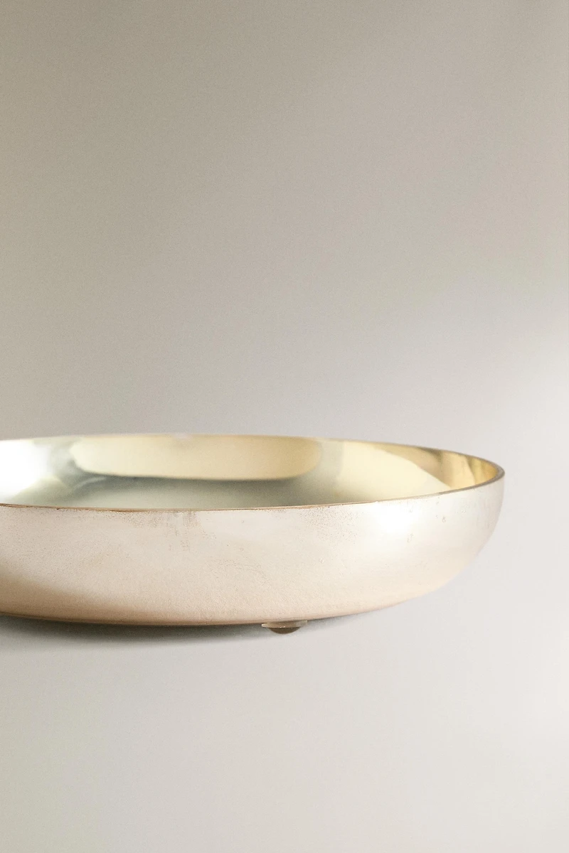 ANTIQUE GLASS CHRISTMAS TEALIGHT HOLDER