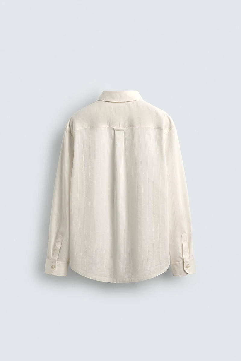 STRIPED JACQUARD SHIRT