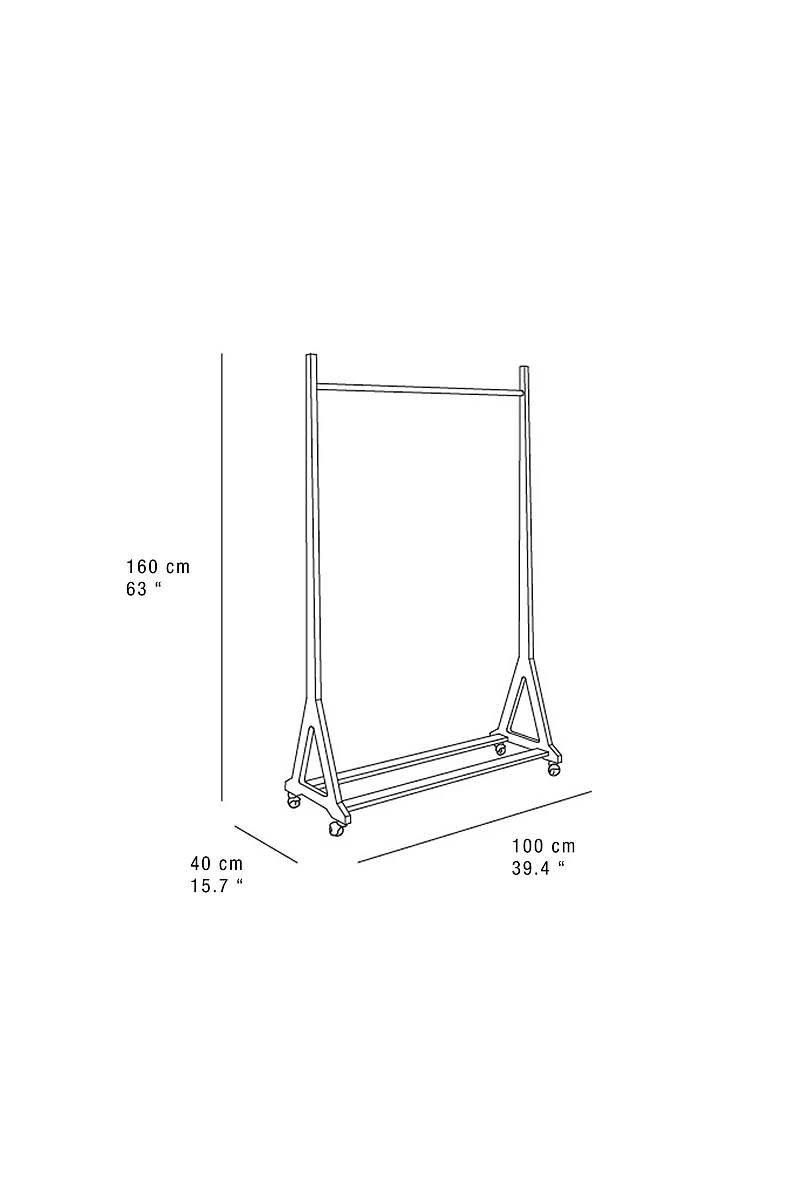 ASH WOOD CLOTHES RACK