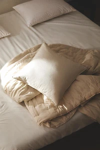 LINEN AND COTTON THROW PILLOW COVER