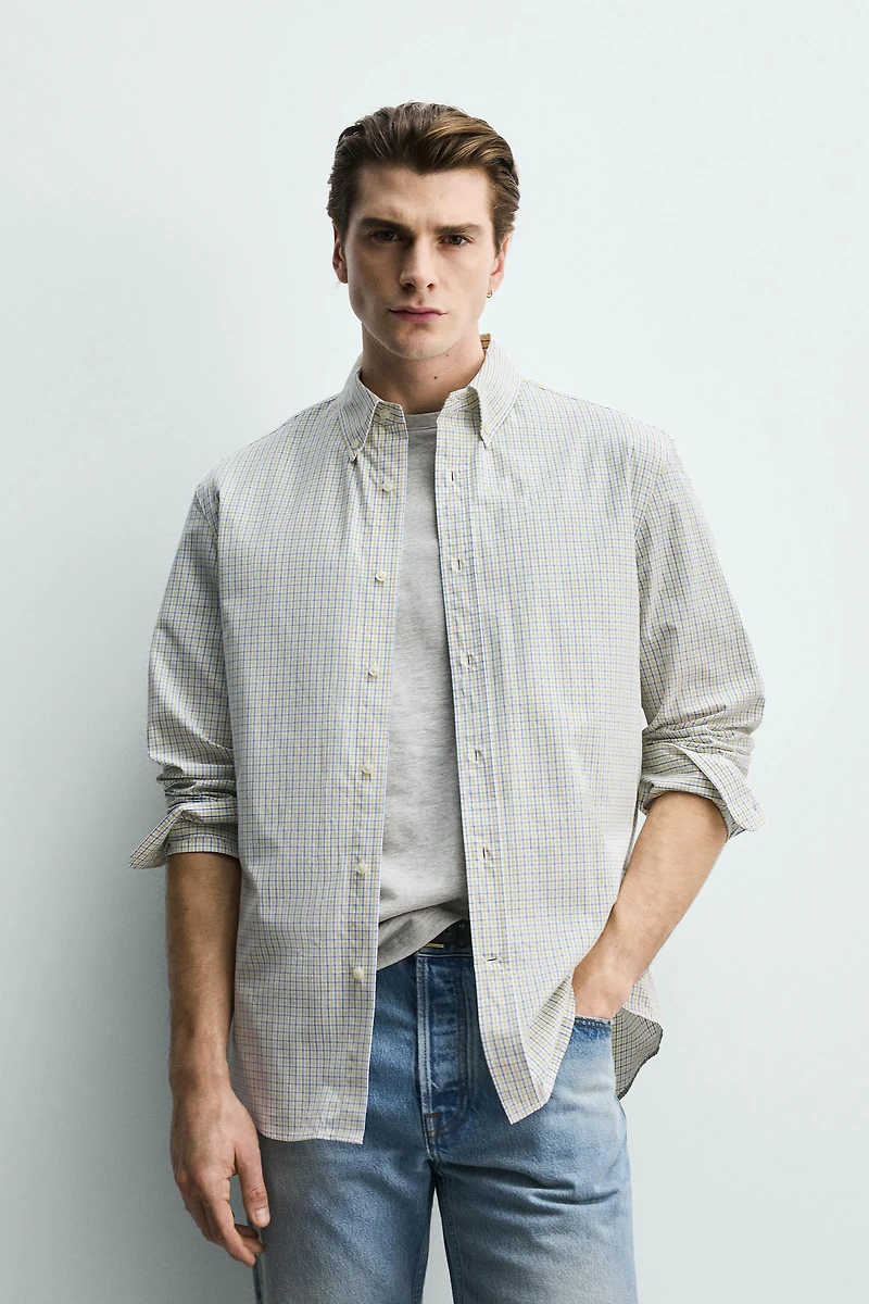 CHEMISE REGULAR FIT COTON
