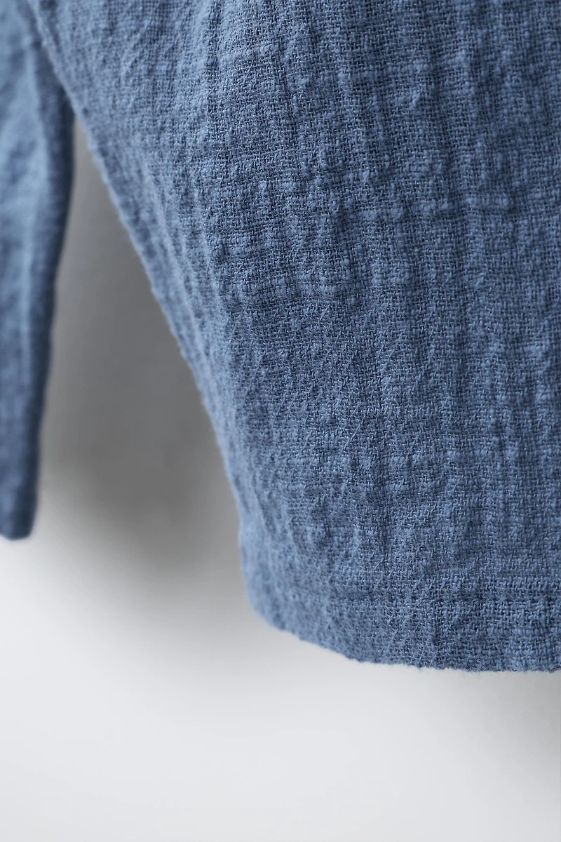 TEXTURED COMBINATION PANTS