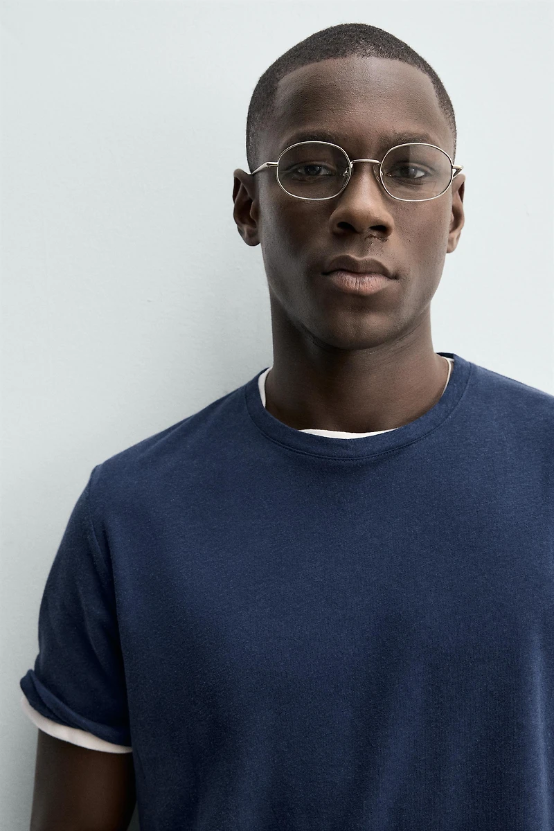 LINEN - COTTON T-SHIRT