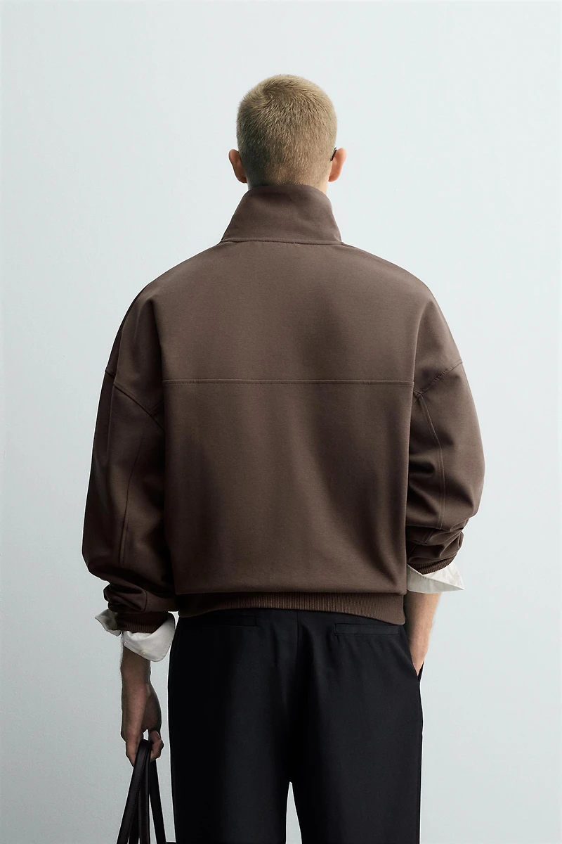 VESTE INTERLOCK ÉTIQUETTE