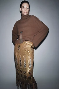 ZW COLLECTION LIMITED EDITION EMBROIDERED SKIRT