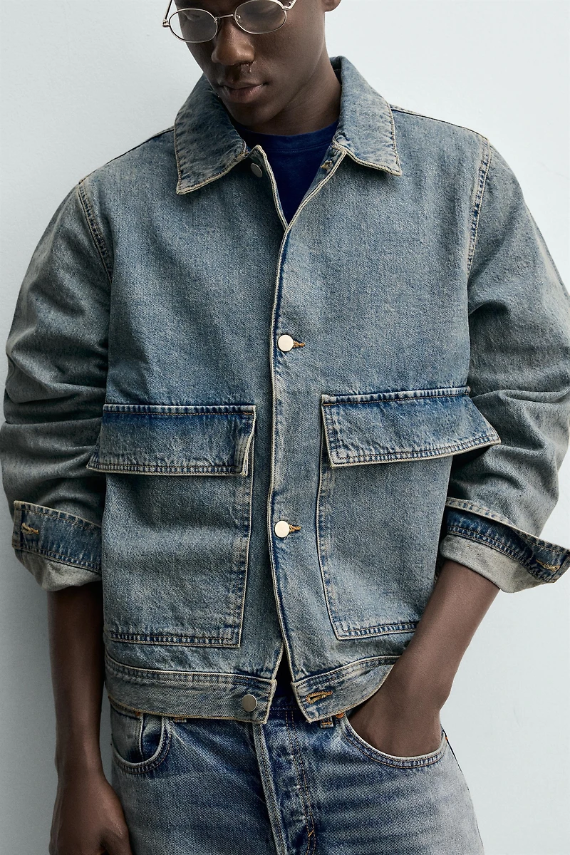 SURCHEMISE EN JEAN REGULAR FIT