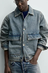 SURCHEMISE EN JEAN REGULAR FIT