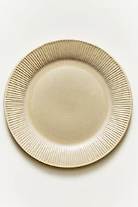 STRIPED STONEWARE DINNER PLATE