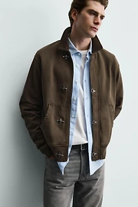 COMBINATION CORDUROY FIREMAN CLASP JACKET