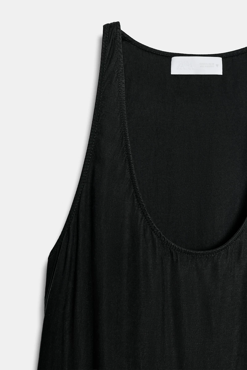ROBE MI-LONGUE EN LYOCELL