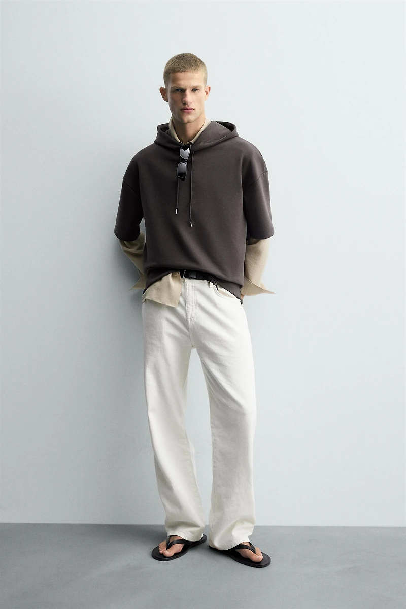 SWEAT INTERLOCK CAPUCHE ÉTIQUETTE