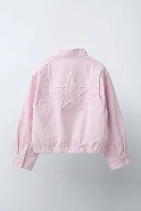 STRIPED TWILL JACKET