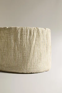 ROUND STRIPED MUSLIN BABY ORGANIZER