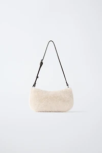 FAUX FUR SHOULDER BAG