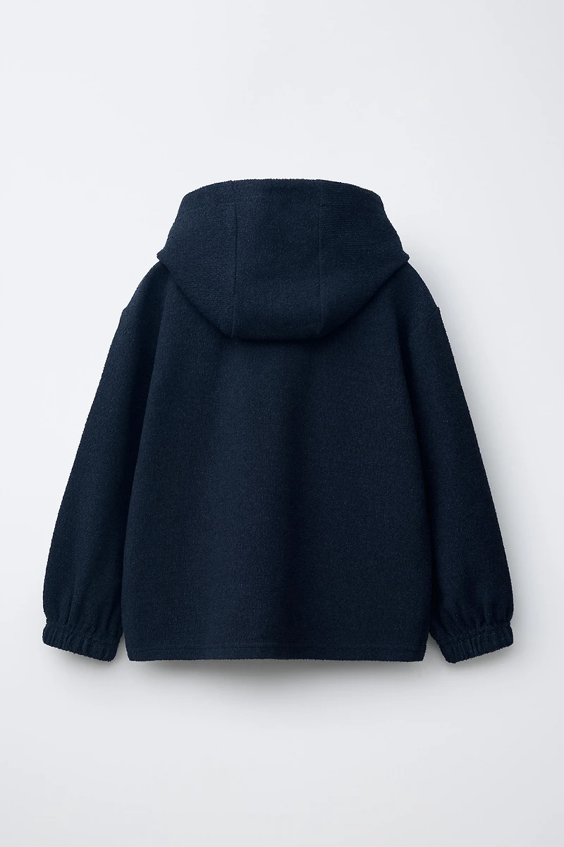 RUSTIC HOODED OVERSHIRT