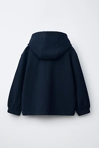 RUSTIC HOODED OVERSHIRT