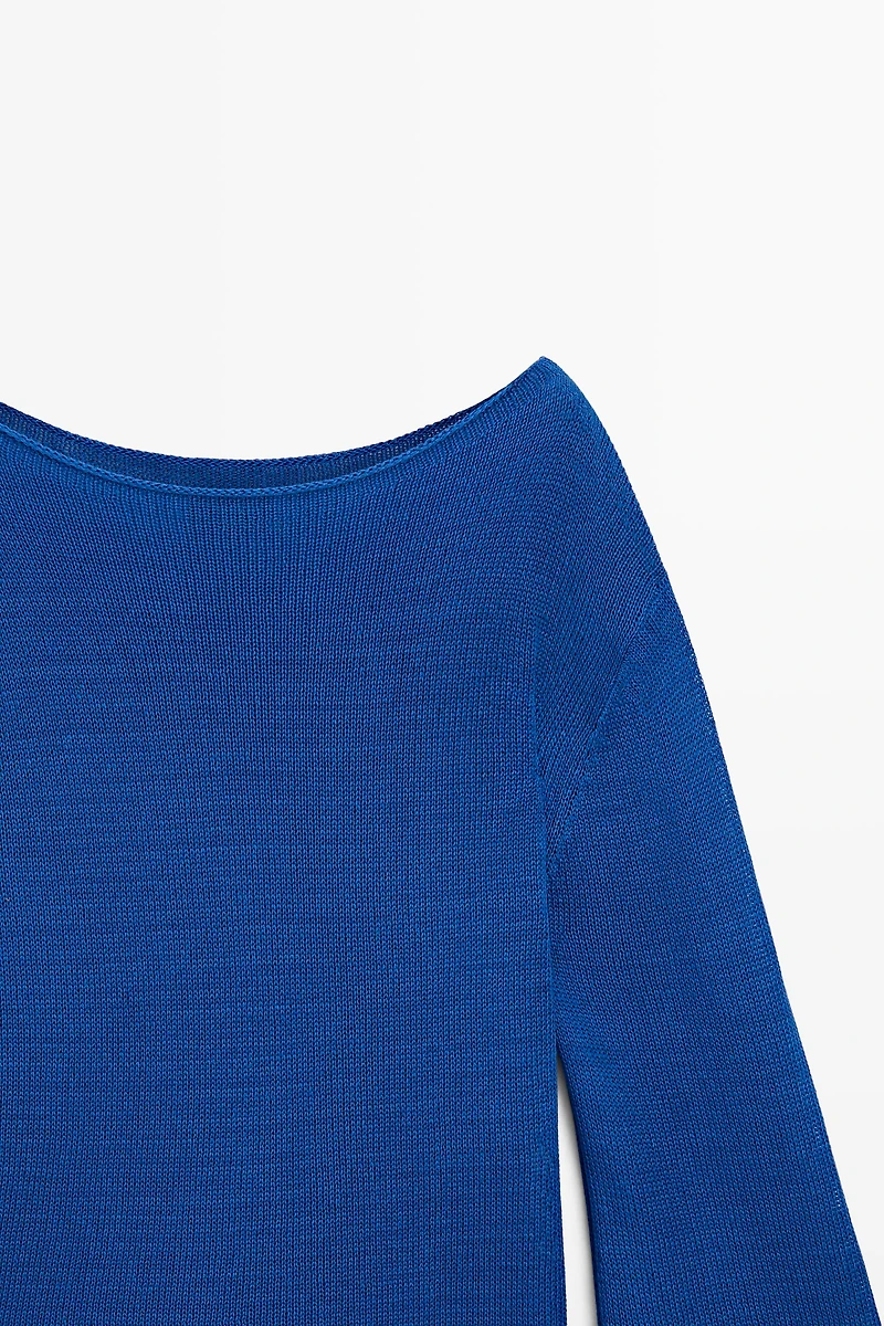 100% mercerised cotton sweater