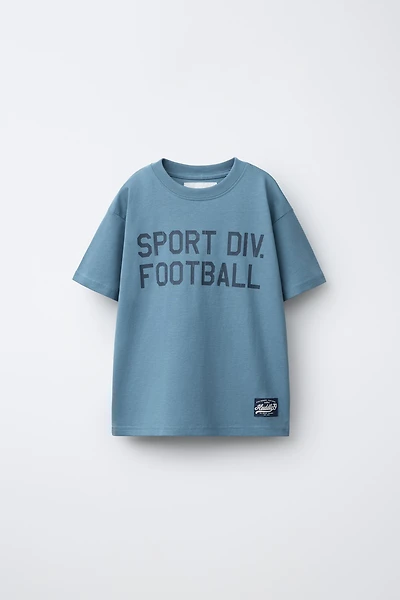 JOGGING TEXT T-SHIRT