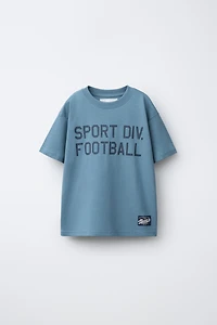 JOGGING TEXT T-SHIRT