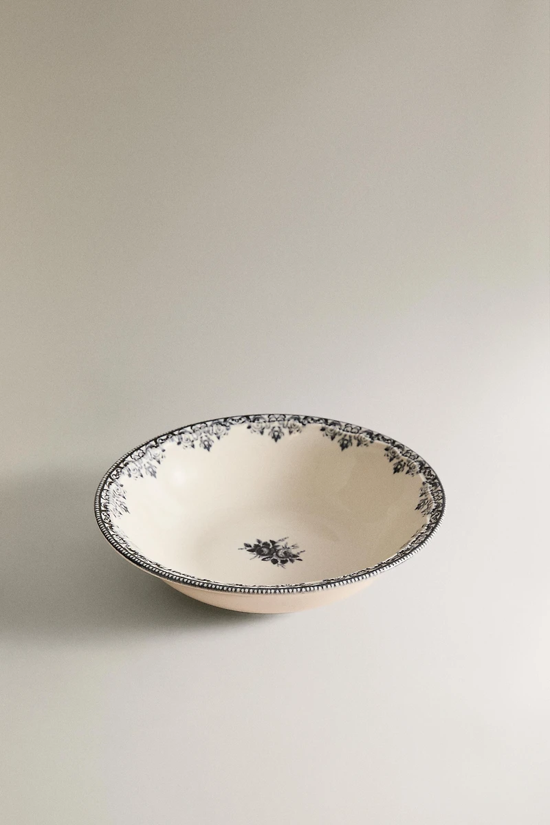 POSITIONED DRAWING DESSERT BOWL