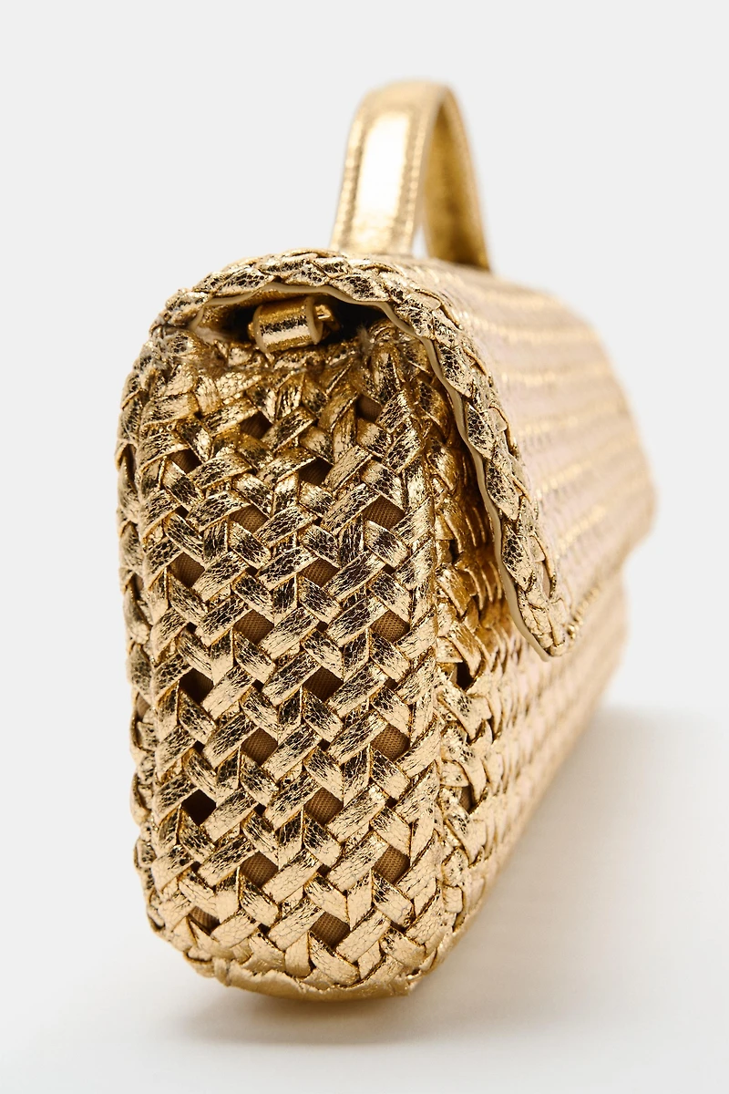 WOVEN ENVELOPE BAG