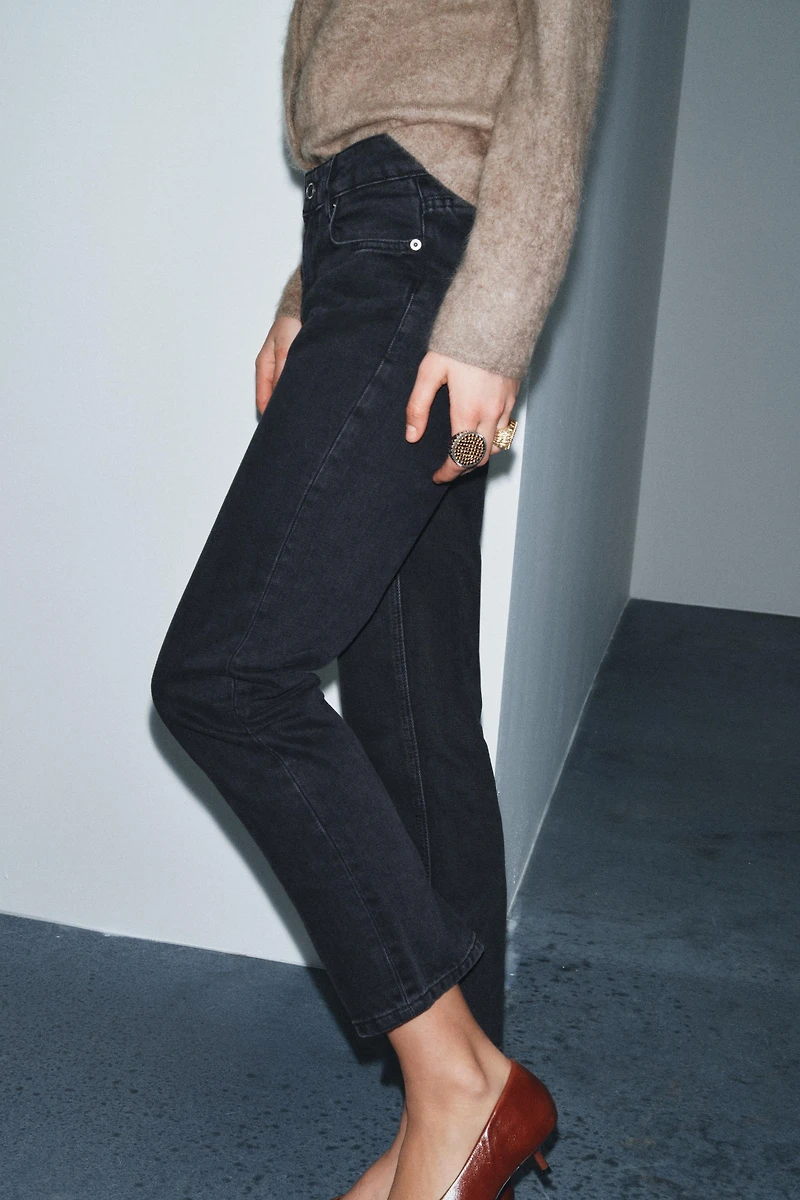 ZW COLLECTION MID-RISE CIGARETTE JEANS
