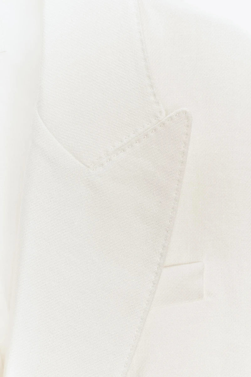 ZW COLLECTION DOUBLE BREASTED LINEN VEST