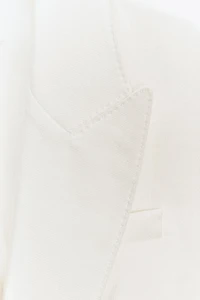 ZW COLLECTION DOUBLE BREASTED LINEN VEST
