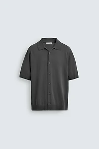 KNIT COTTON SHIRT