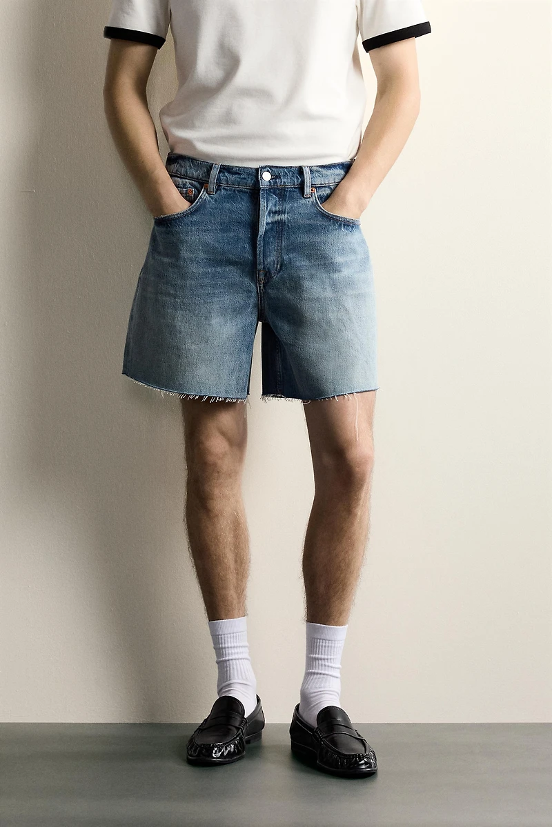 DENIM SHORTS