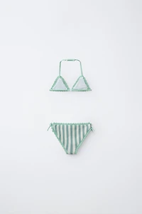 6-14 ANS / BIKINI EN CROCHET À FRUITS ET RAYURES
