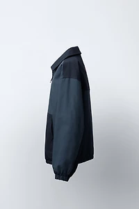 COLOR BLOCK TWILL JACKET