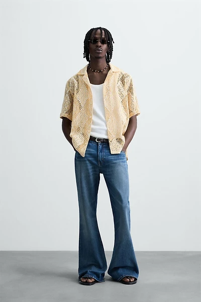CHEMISE STRUCTURÉE CROCHET