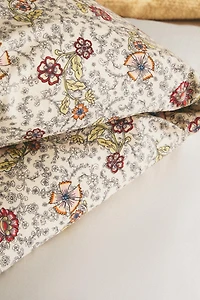 KIDS FLORAL COTTON DUVET COVER