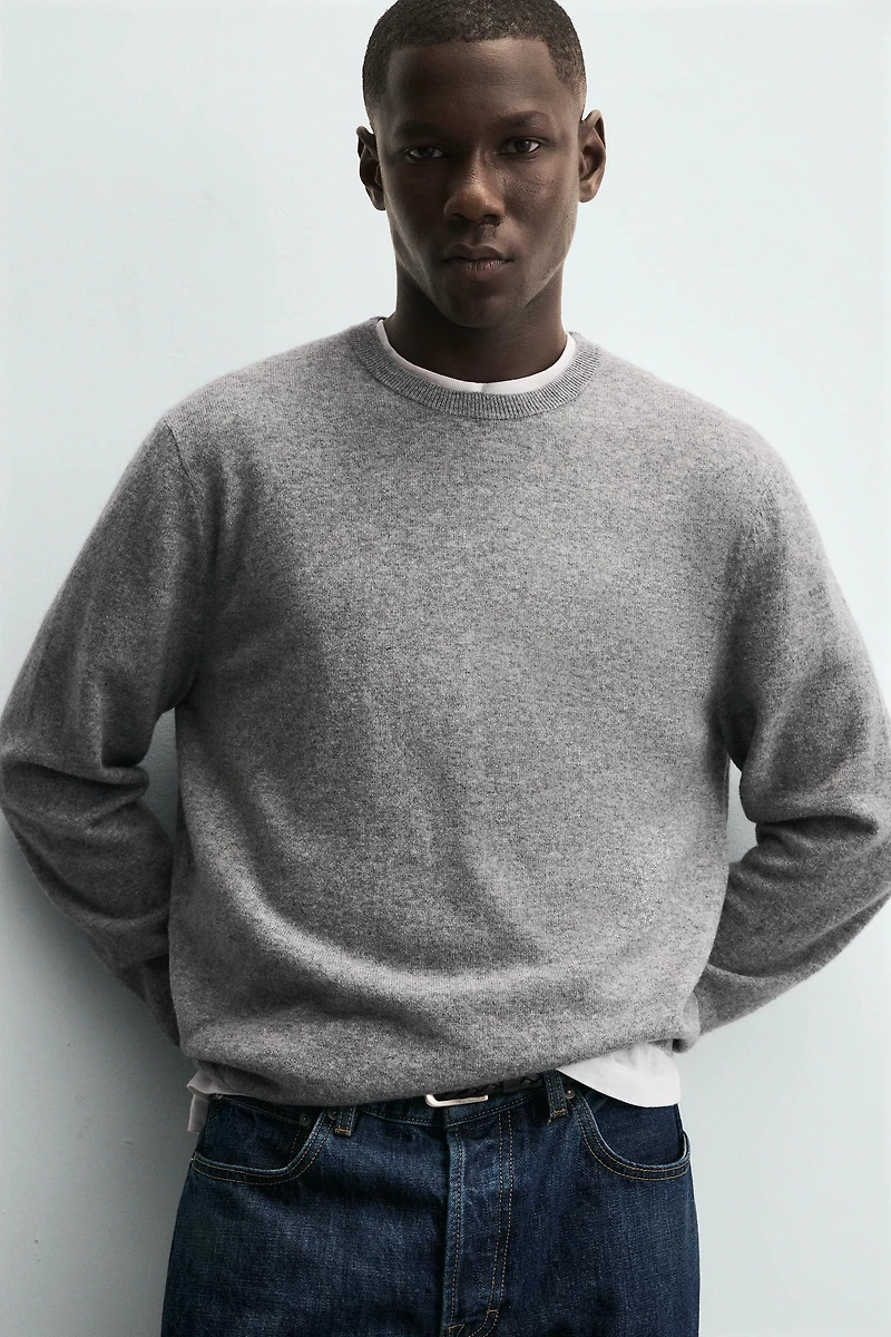 WOOL CASHMERE SWEATER
