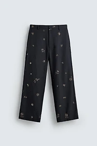 PANTALON COUPE DÉCONTRACTÉE PAILLETTES ÉDITION LIMITÉE