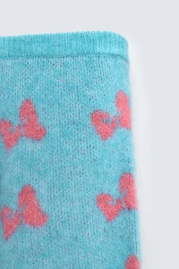 INTARSIA KNIT TROUSERS WITH BOWS HARRY LAMBERT FOR ZARA X DISNEY