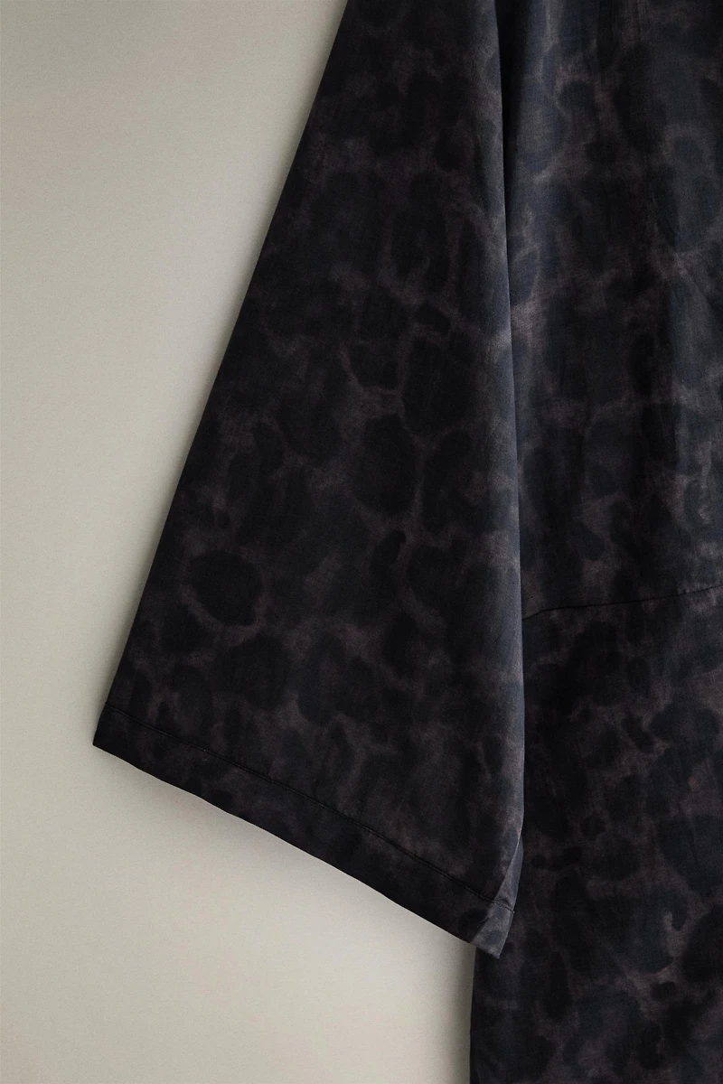 ANIMAL PRINT COTTON DRESS