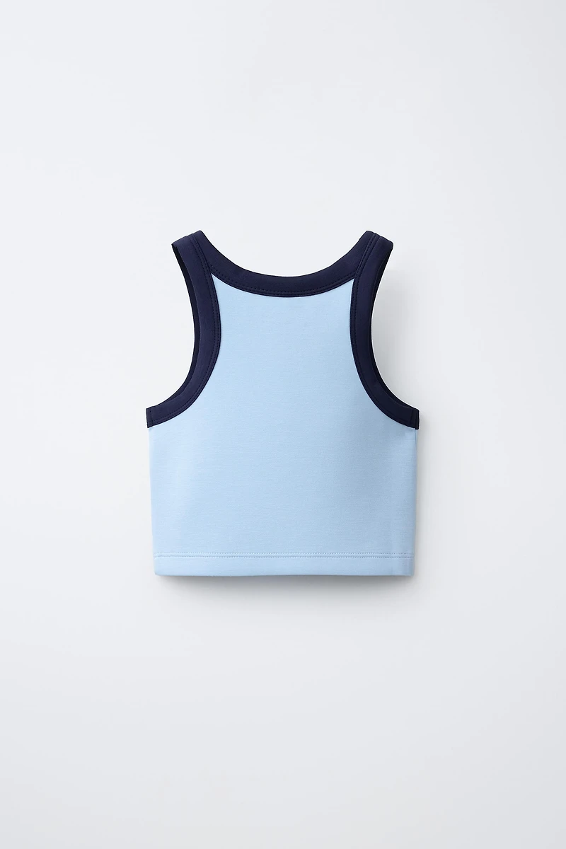 CROPPED MODAL TOP