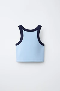 CROPPED MODAL TOP