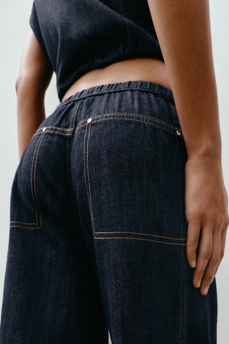 Z1975 MID-RISE WIDE LEG JOGGER JEANS