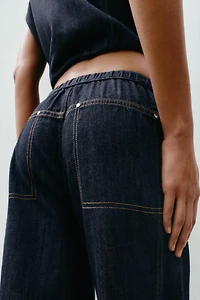 Z1975 MID-RISE WIDE LEG JOGGER JEANS