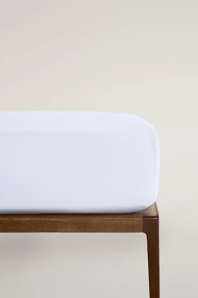 COTTON PERCALE FITTED SHEET | 30 CM HIGH (500 THREAD COUNT)