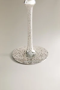 FLÛTE EN VERRE MERCURISÉ NOËL