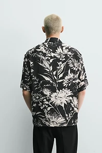 CHEMISE RELAXED FIT IMPRIMÉ FLEURI