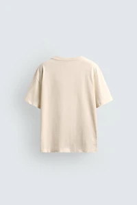 RELAXED FIT WASHED TEXT T-SHIRT