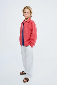 STORIESZ - PANTALON RELAXED POPELINE